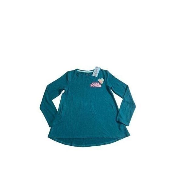 Cat & Jack Girls Green top size 7-8 - Picture 2 of 8